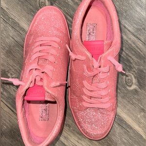 Vintage Havana Hot Pink Glitter Sneakerss